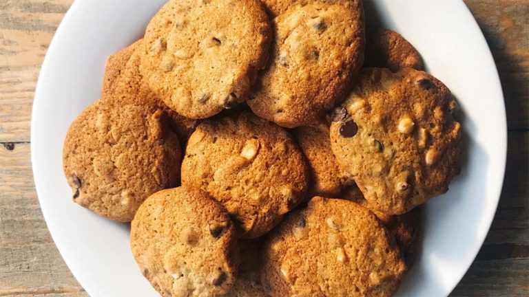 Chocolate Chip & Nut Spiced Cookies